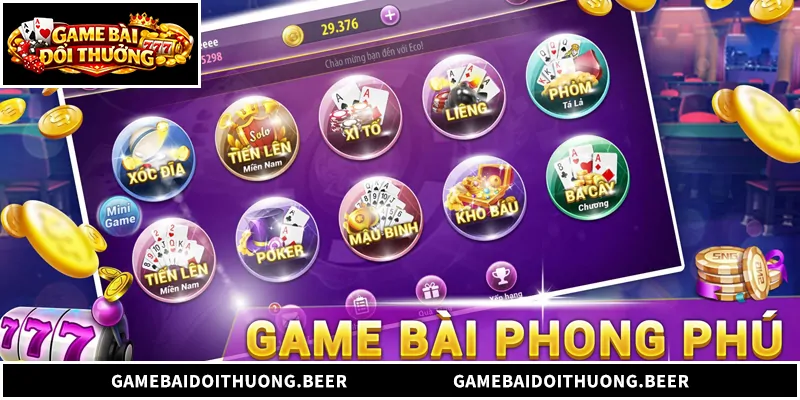 Top 5 game bài đổi thưởng rút tiền nhanh